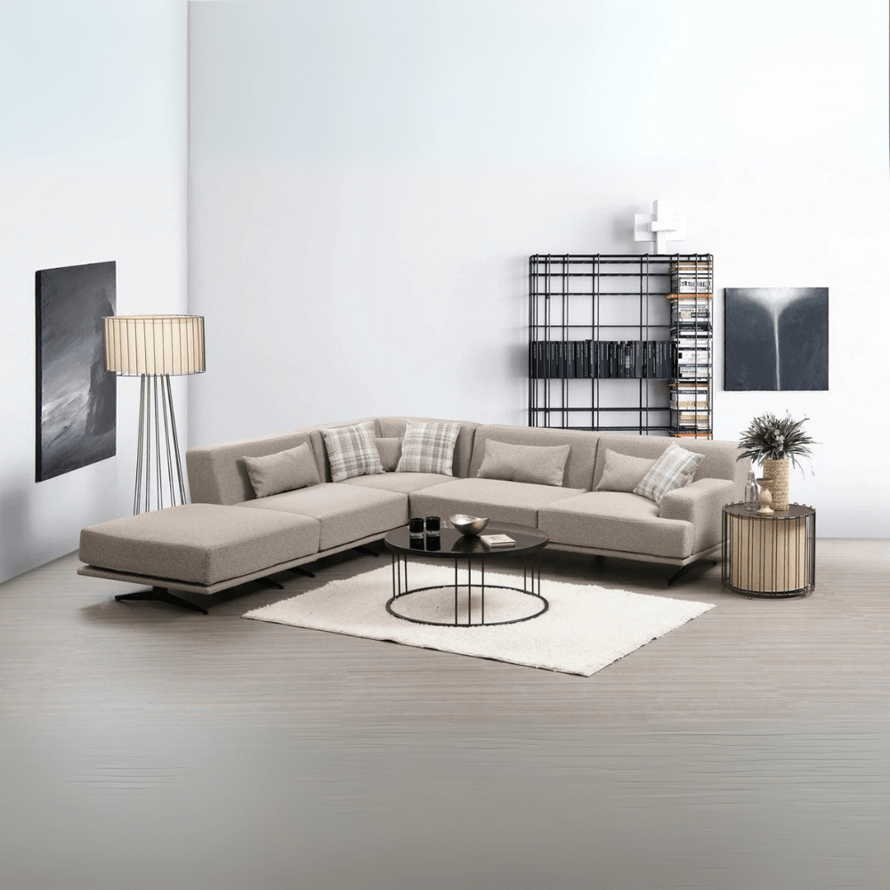 Hoekbank Links Bentley Beige