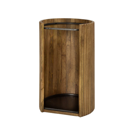 Schirmständer Liva - Mangoholz Sandfarbe 50 cm