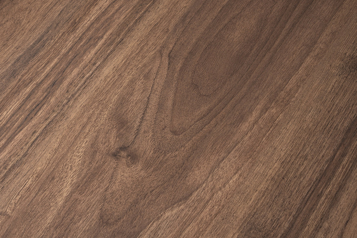 Kaffeetisch Rund 85 cm Naturwalnuss Melamin Orin