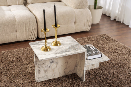 Couchtisch Marmorlook Melamin Eterna