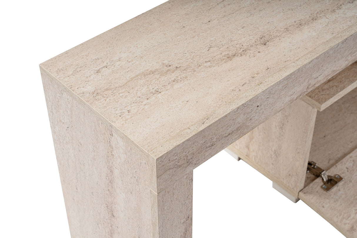 TV Möbel Beige Melamin Vertex 50x180x31,3 cm