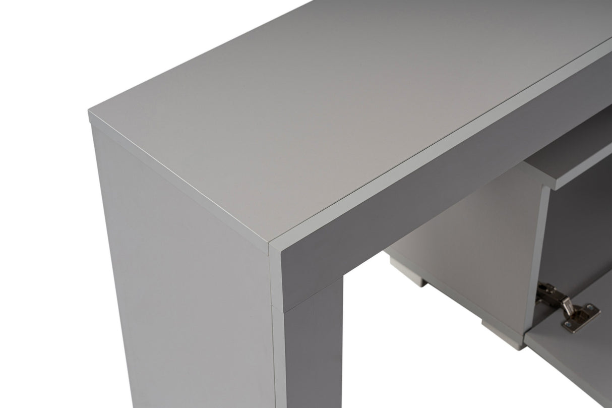 TV Möbel Grau Melamin Vertex 50x180x31,3 cm