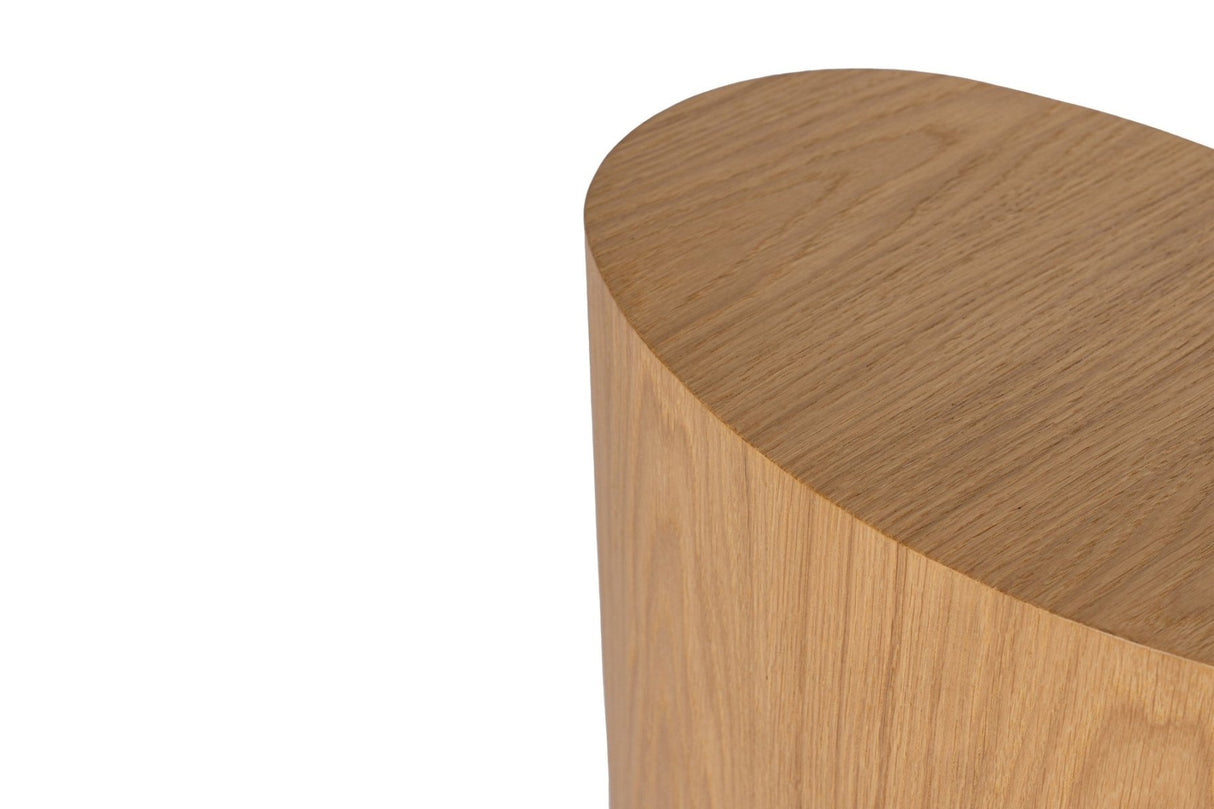 Couchtisch Set von 2 Ileps Eichenholz Optik - 34x40 / 25x33 cm