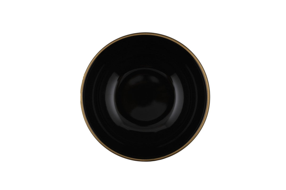 TY040424F650A841600MAET600 Schwarzgold, 100 % KERAMIK-STEINZEUG, 27 cm breit