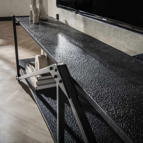 TV Möbel Loek Grau Metall 220 cm