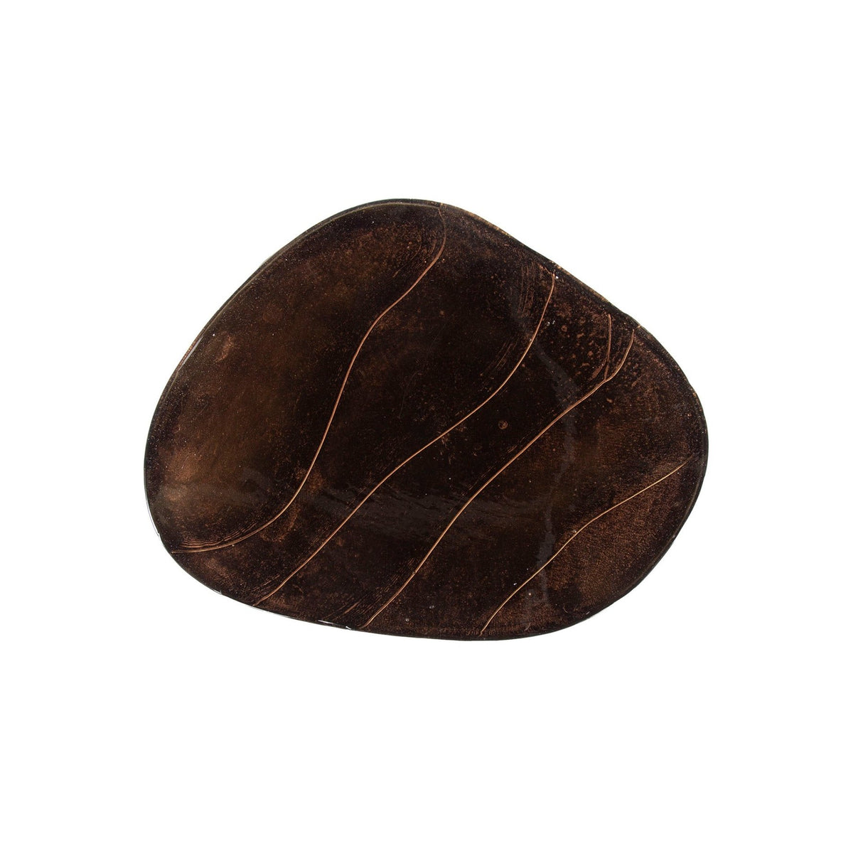 Beistelltisch Copper Glow M – Antikes Kupfer, 50x42x55 cm