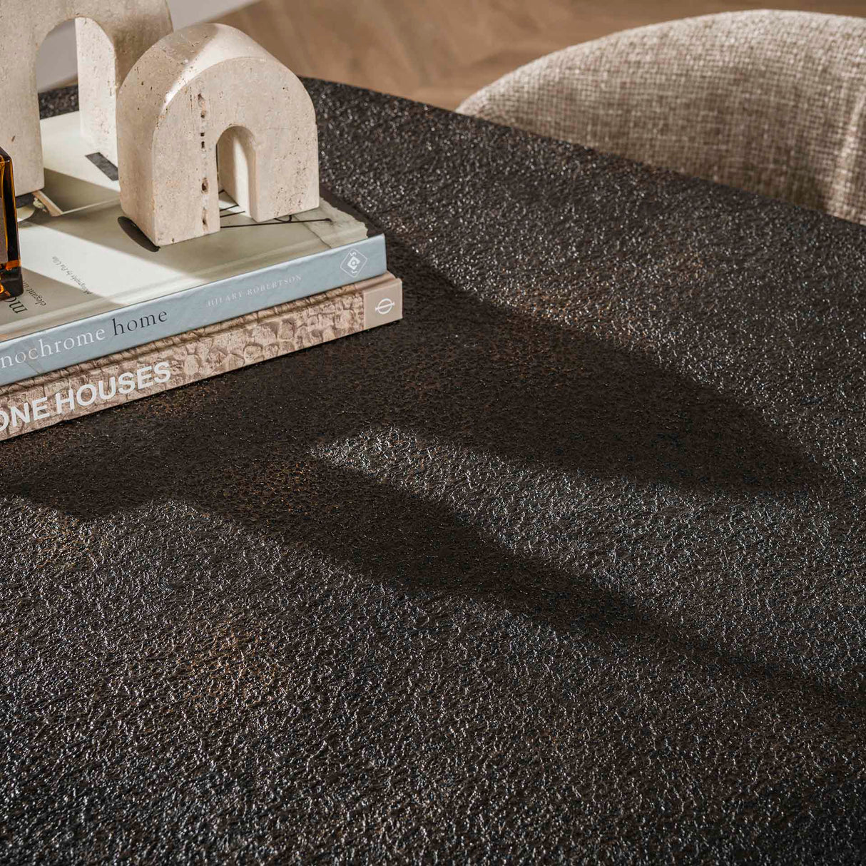 Esstisch Jax Dänisch Oval 180 cm - Grau Metallic