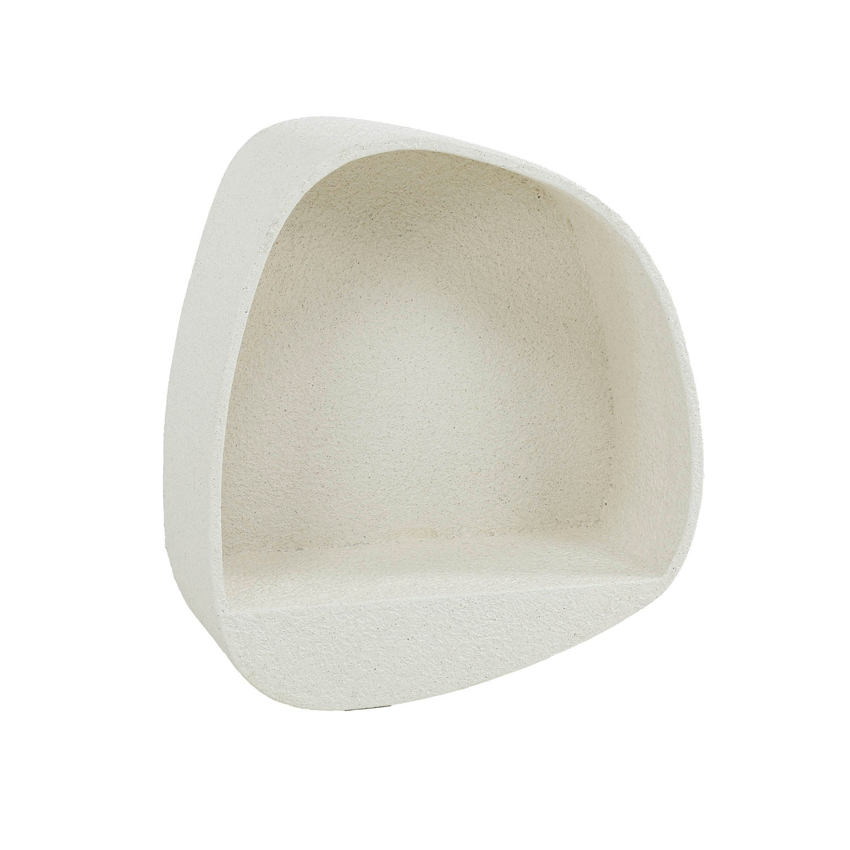 Organisches Wandregal Zaya aus Marmorverbund