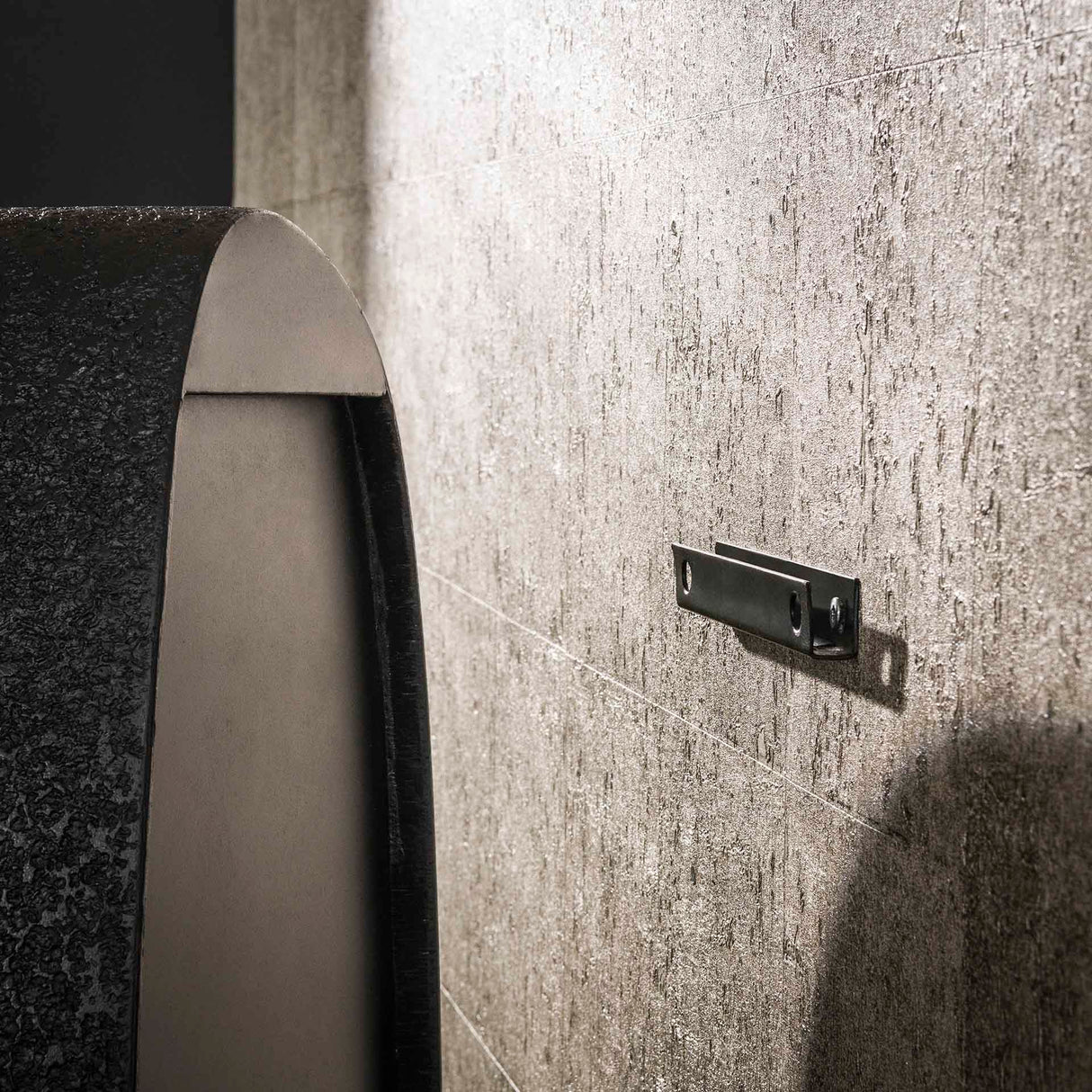 Wandregal Breite Metallic Grau 44x21 cm Aeris