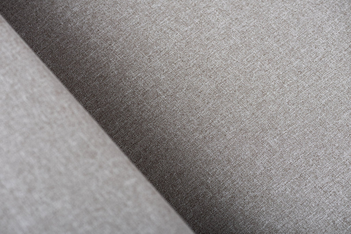 3-Sitzer-Ecksofa Archie Stoff grau