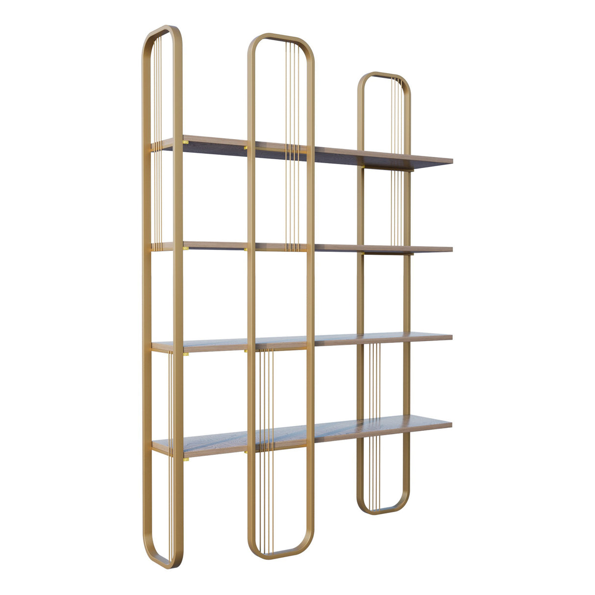 Bücherregal Sierra Yellow Melamin 124x182x26 cm