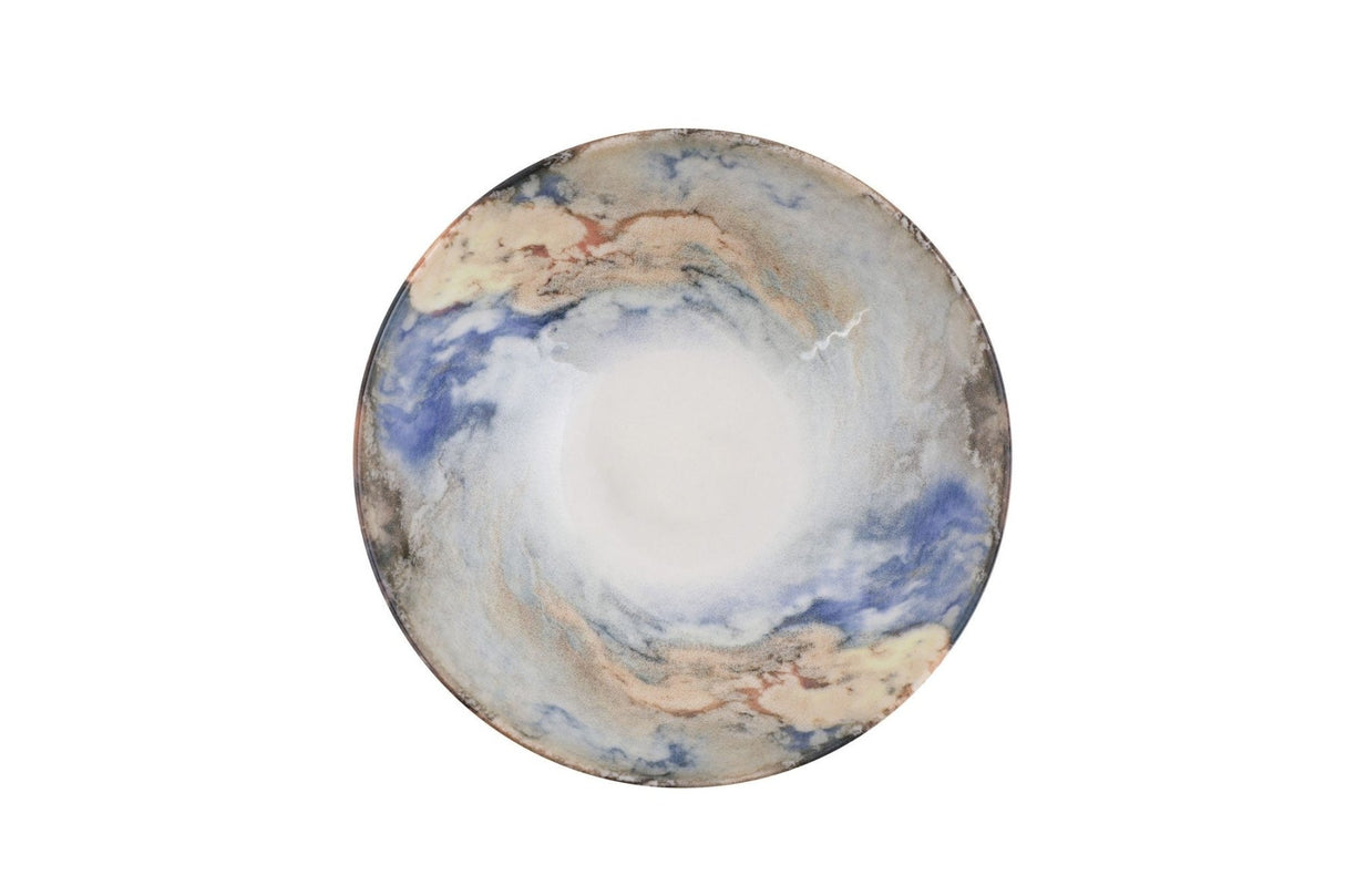 GBSATN24KY4101615 Weiß-Blau-Gold 100 % PORZELLAN