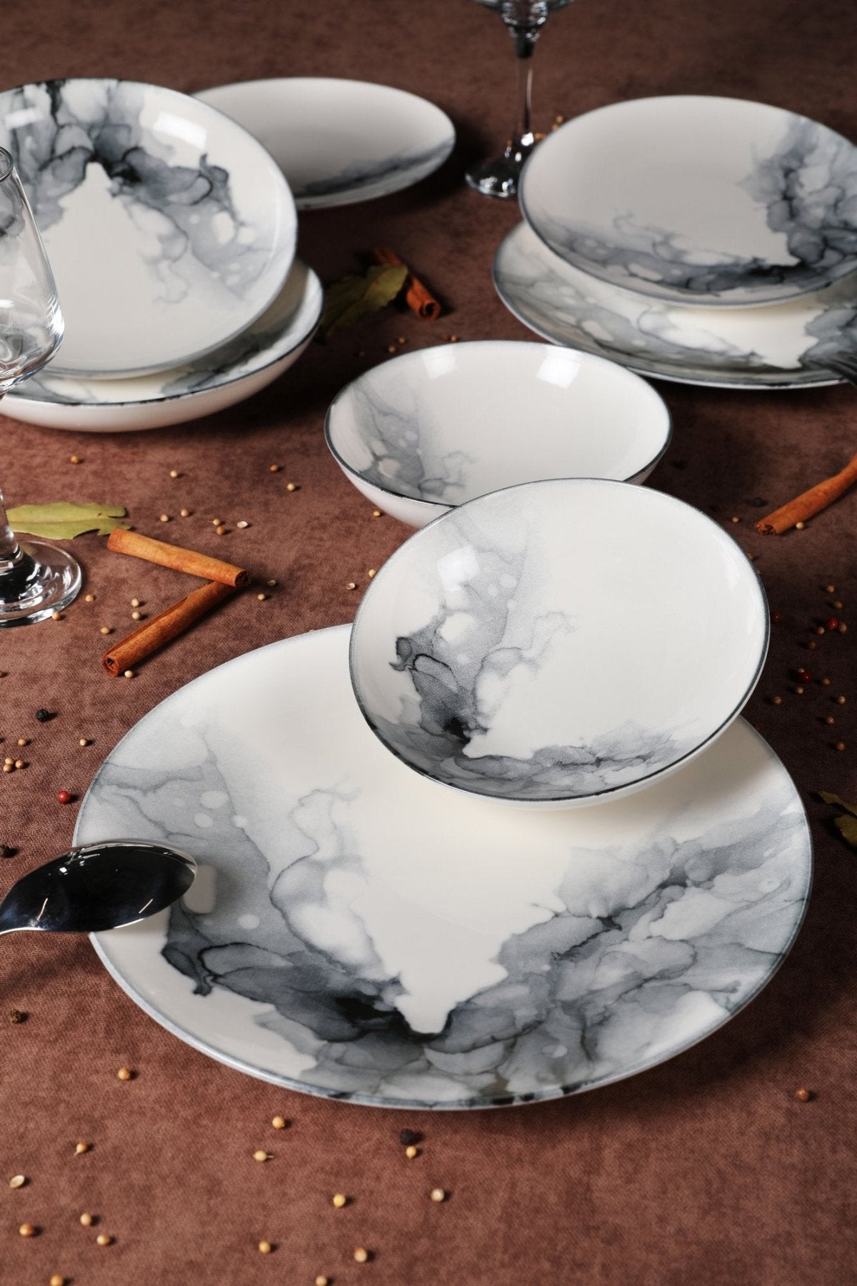 GBSATN24KY4R1360 Mehrfarbig 100 % PORZELLAN 25 cm breit