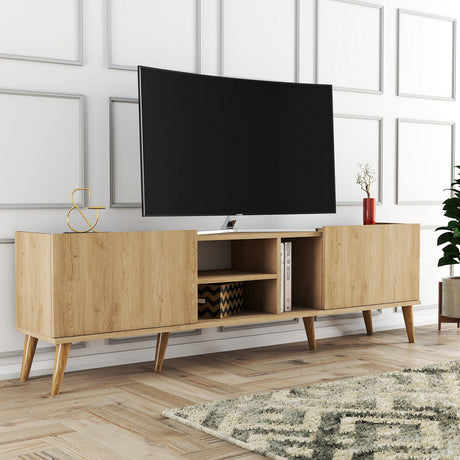 TV -Möbel Lotus Oak Melamin 180x50x34 cm