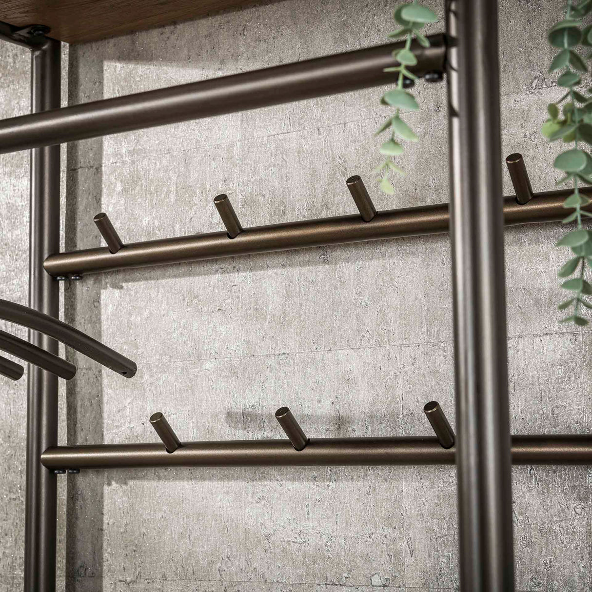 Hallo Garderobenschrank 70 cm Drift Braun