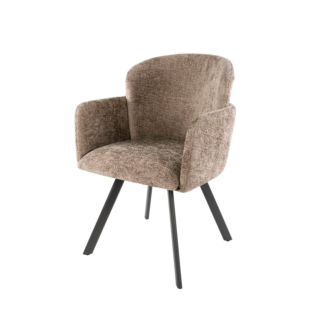 Satz mit 2 Esszimmerstühlen Linea Hoven Rich Champagne