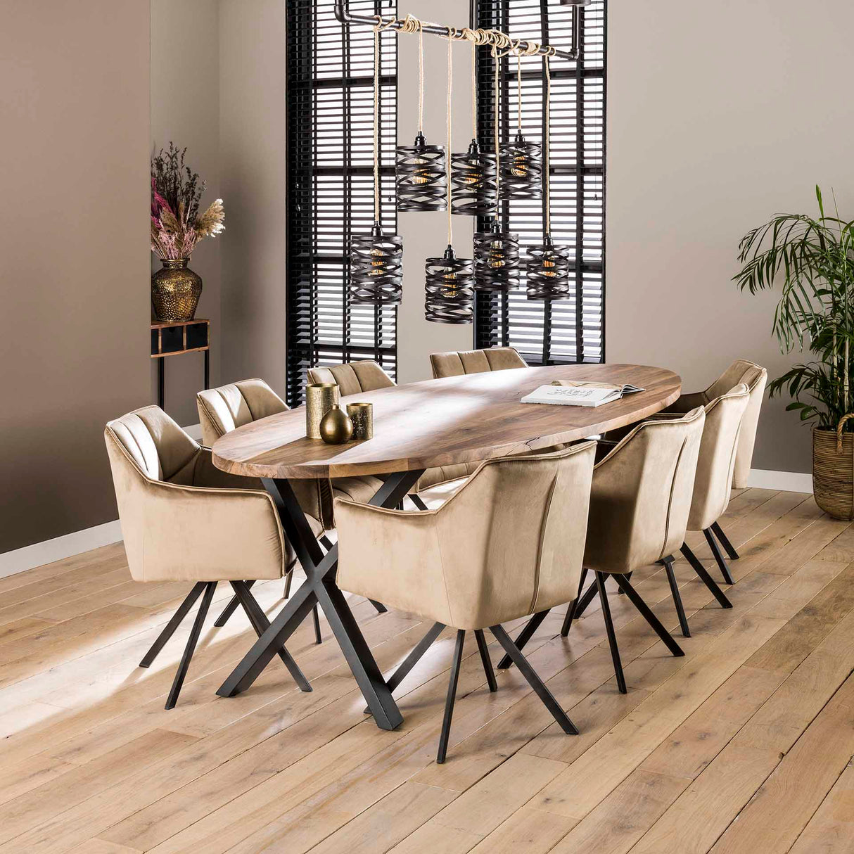 Esszimmerstuhl Lino Hoven Champagne Drehbar