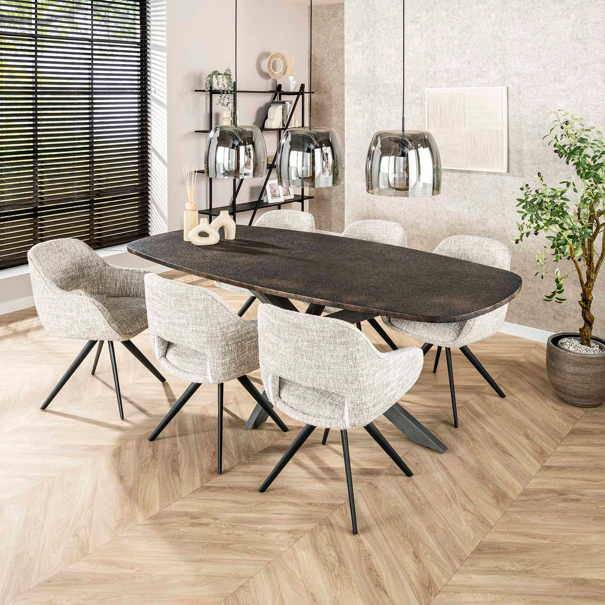 Esszimmerstuhl Springo Drehstuhl Eagle Creme