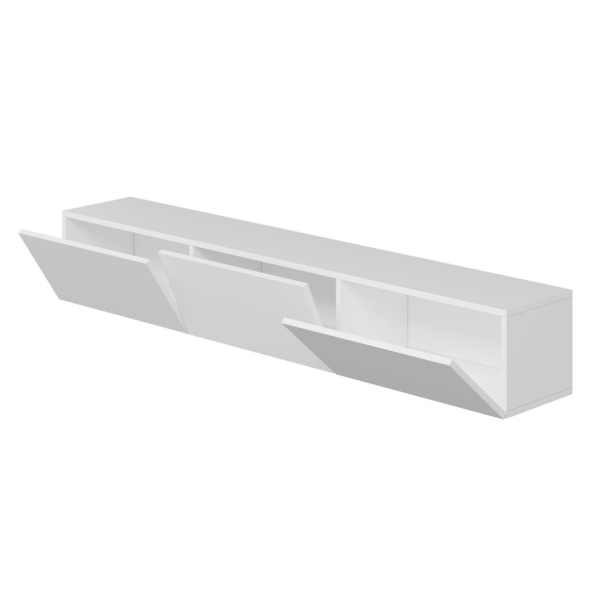 TV -Möbel -Set Rigel White Melamin 180x30x32 cm