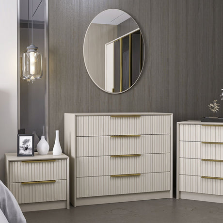 Brust aus Schubladen nackte Luxusstein Melamin 100x85x45 cm