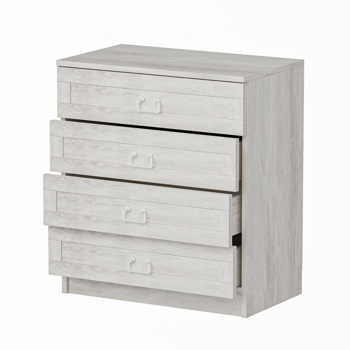 Ladekasten - Ladekast Kale Wit Melamine 72x42x77 cm - Dimehouse