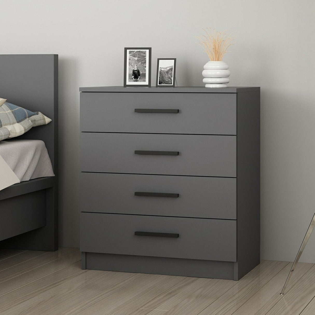 Brustkiste nackte weiße Melamin 70x42x79 cm