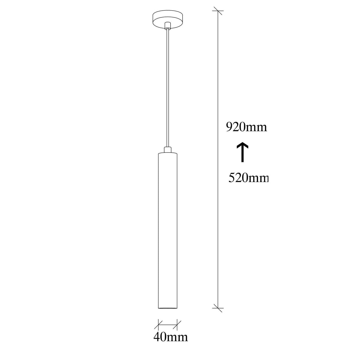 Hängelampe Schwarz Metall Steppe