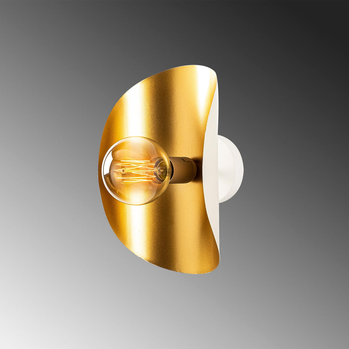 Wandleuchte Gold Metall Echelon