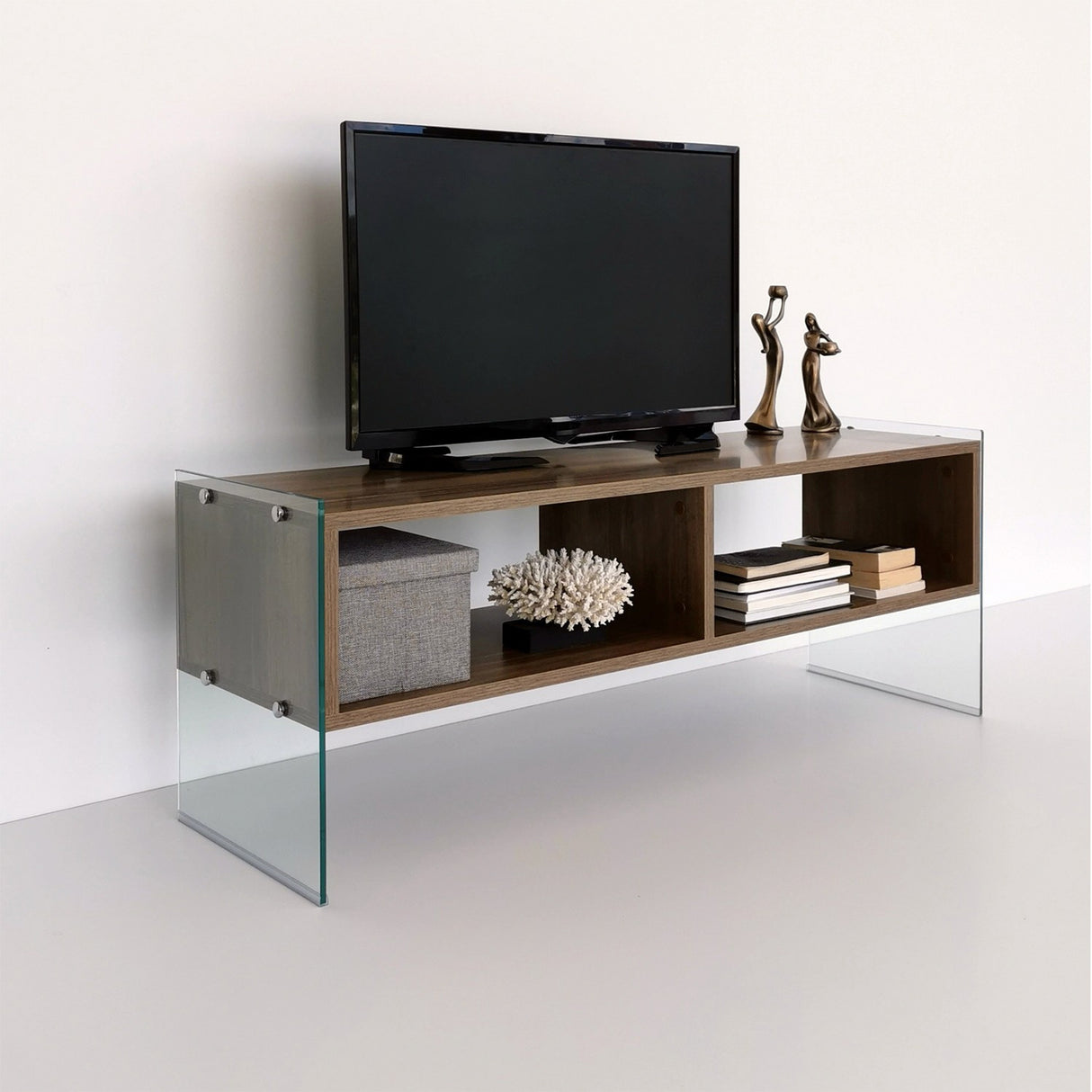 TV-Möbel Echo Walnut Melamin 120x45x35 cm