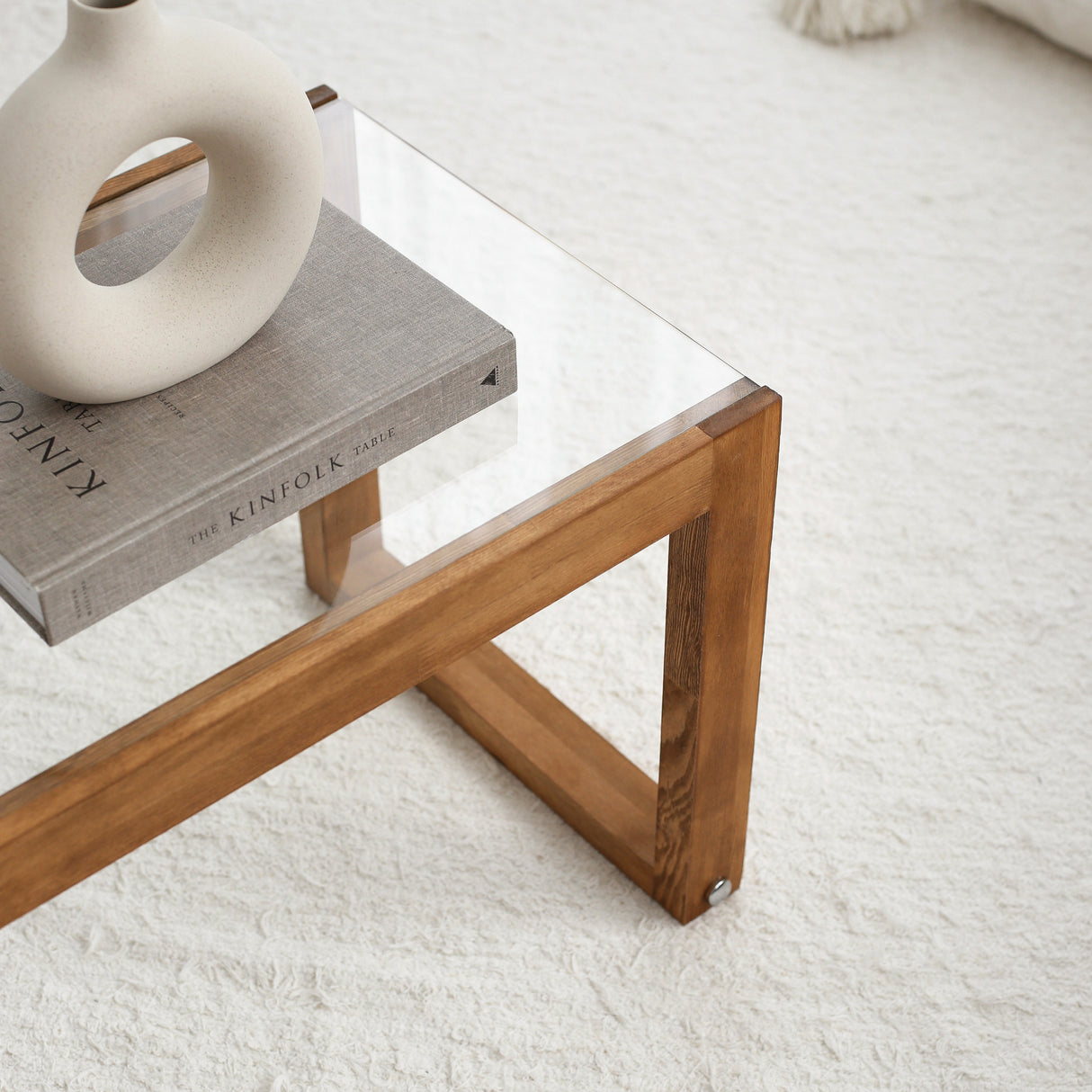 TV-Möbel über Naturholzkiefern Holzholz 130x40x40 cm