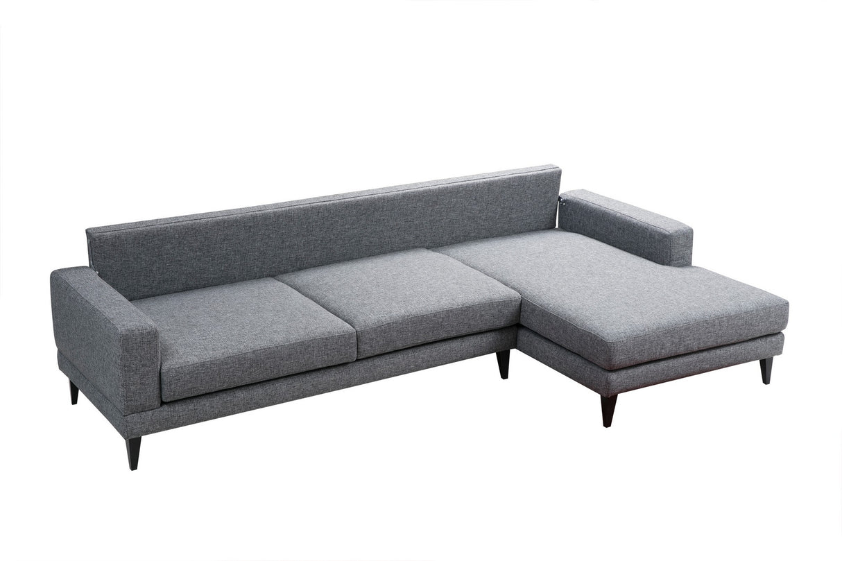Ecksofa mit Schlaffunktion Right Nordic Dark Grey