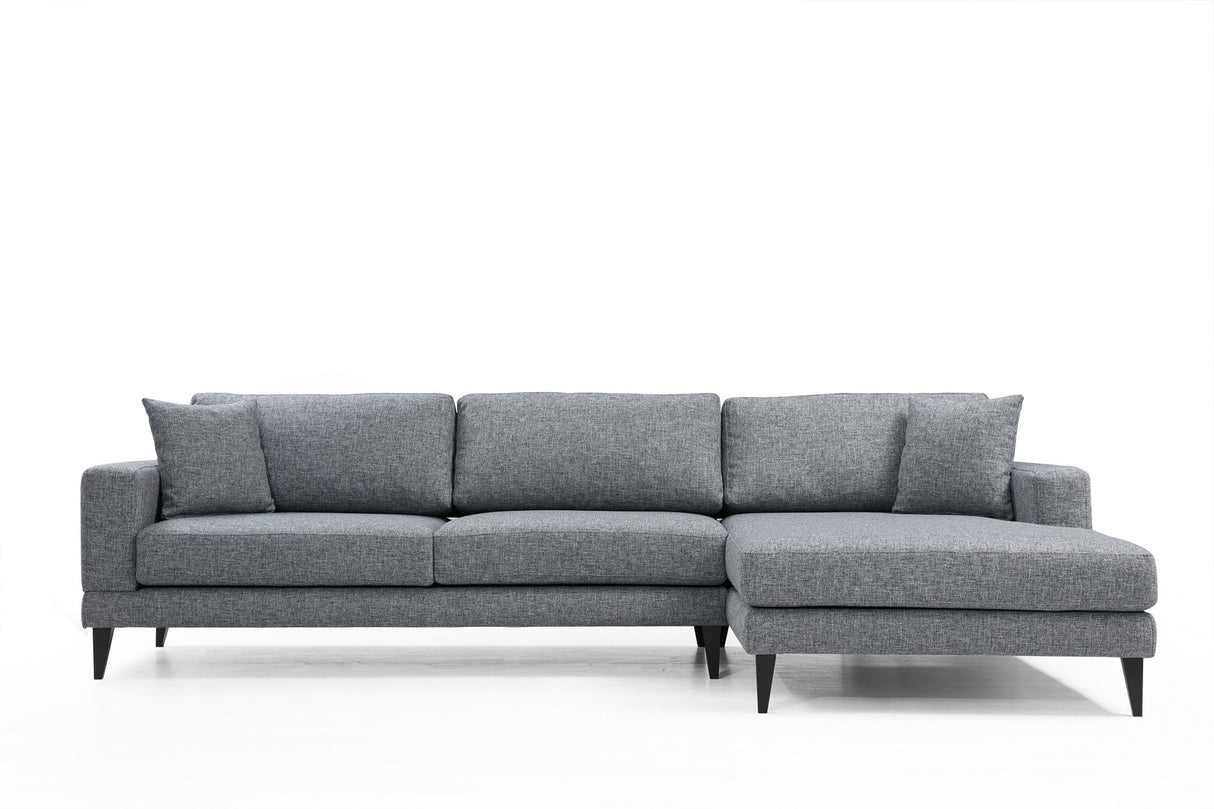 Ecksofa mit Schlaffunktion Right Nordic Dark Grey