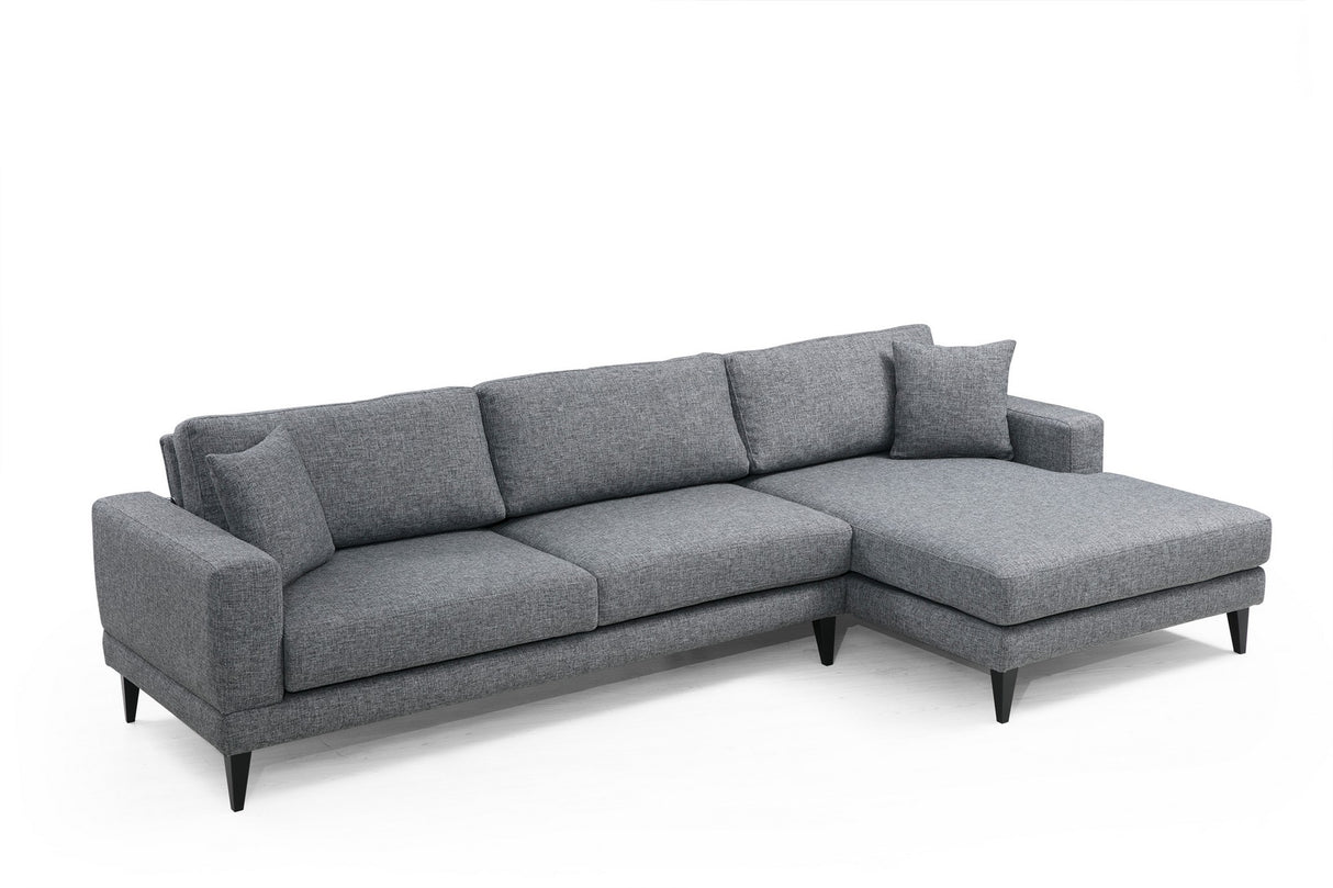 Ecksofa mit Schlaffunktion Right Nordic Dark Grey