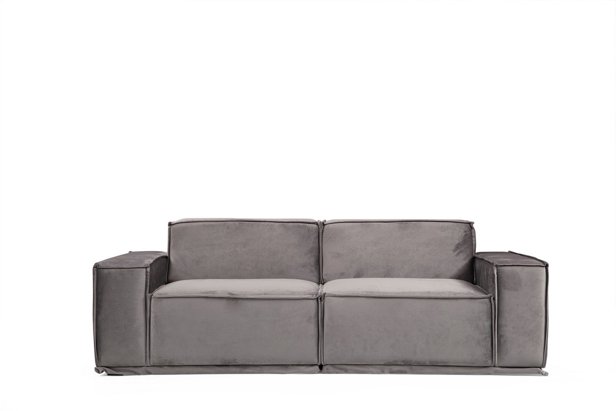 Sofas - 2-Sitzer-Sofa Lego Grau - Dimehouse