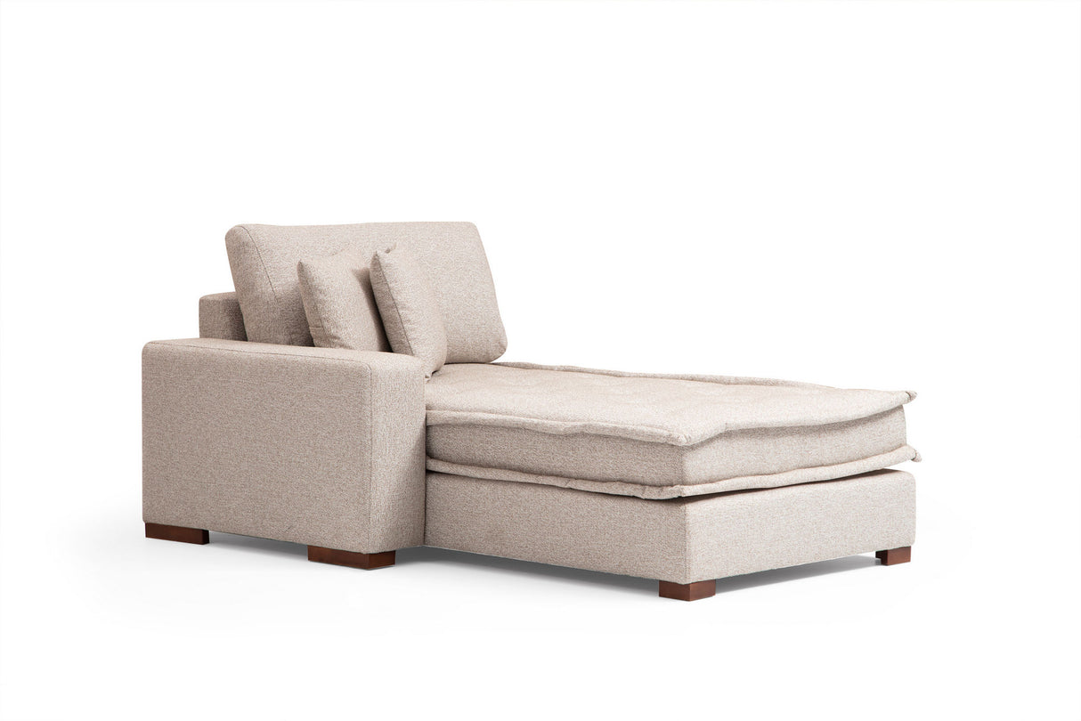 Ecksofa Lena Sand Beige Links