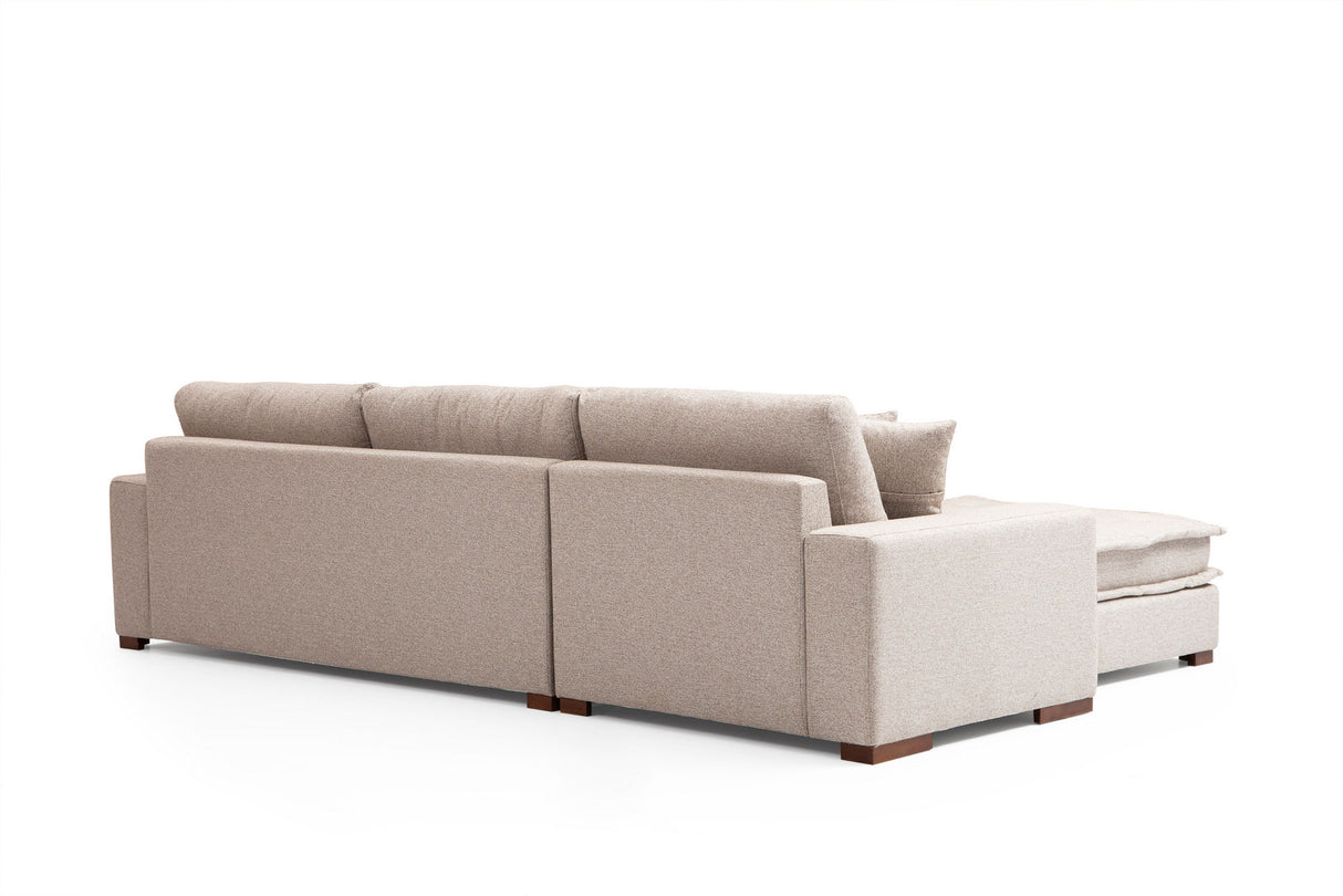 Ecksofa Lena Sand Beige Links