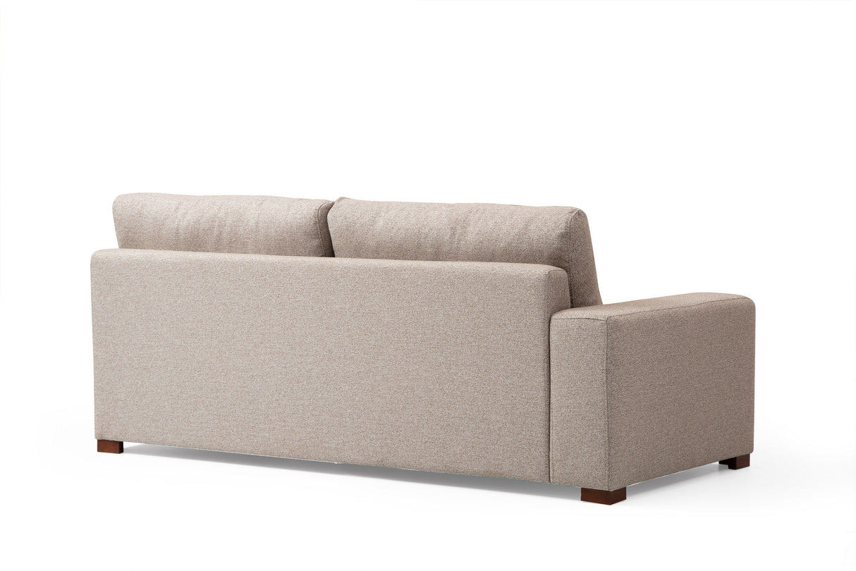 Ecksofa Lena Sand Beige Rechts