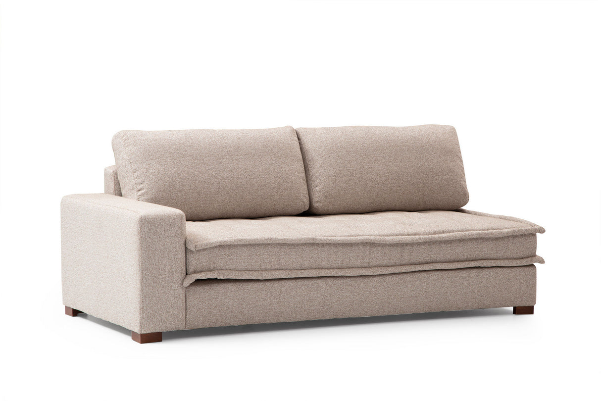 Ecksofa Lena Sand Beige Rechts