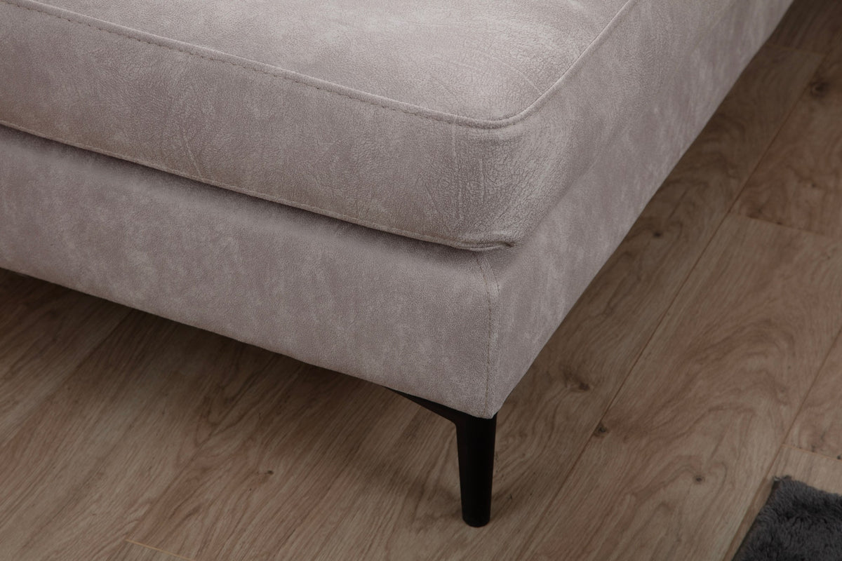 Sofas - U - Sofa Ecksofa Grau Stoff 314x200 cm - Links - Porto - Dimehouse