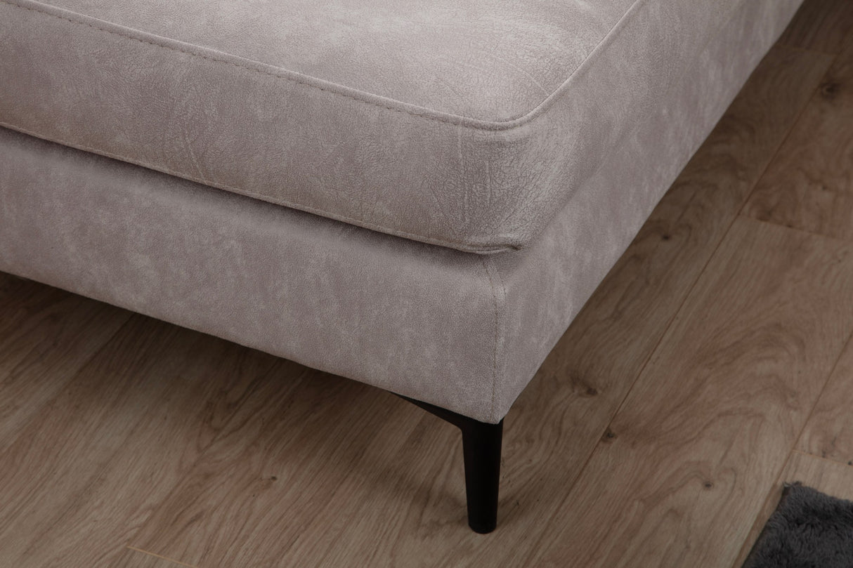 U Ecksofa Rechts Porto Beige