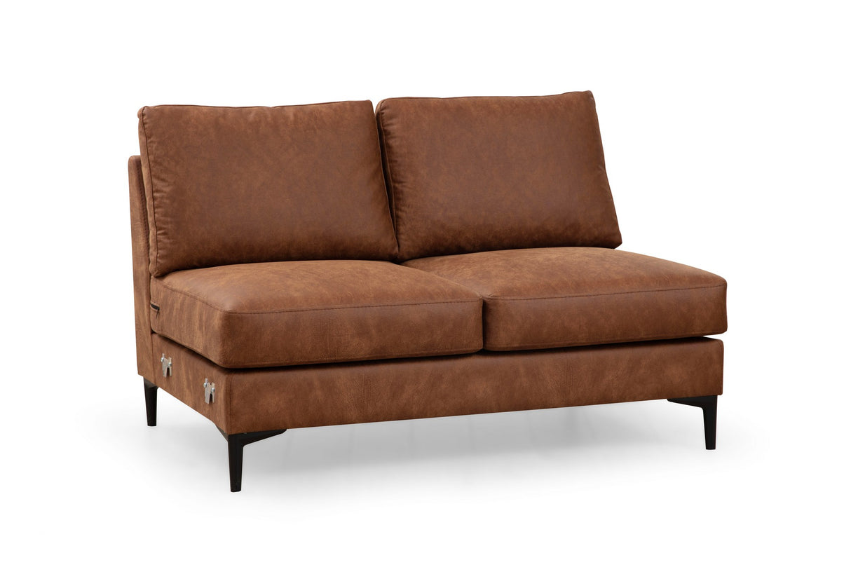 U Ecksofa Links Porto Camel