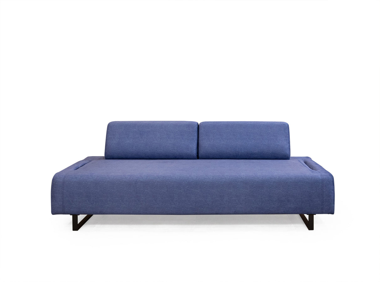 3-Sitzer Schlafsofa Infinity Stoff Blau