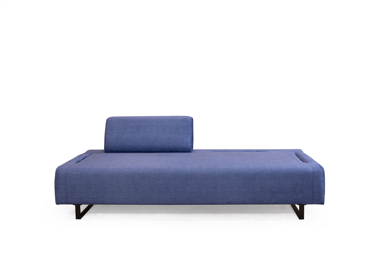 3-Sitzer Schlafsofa Infinity Stoff Blau