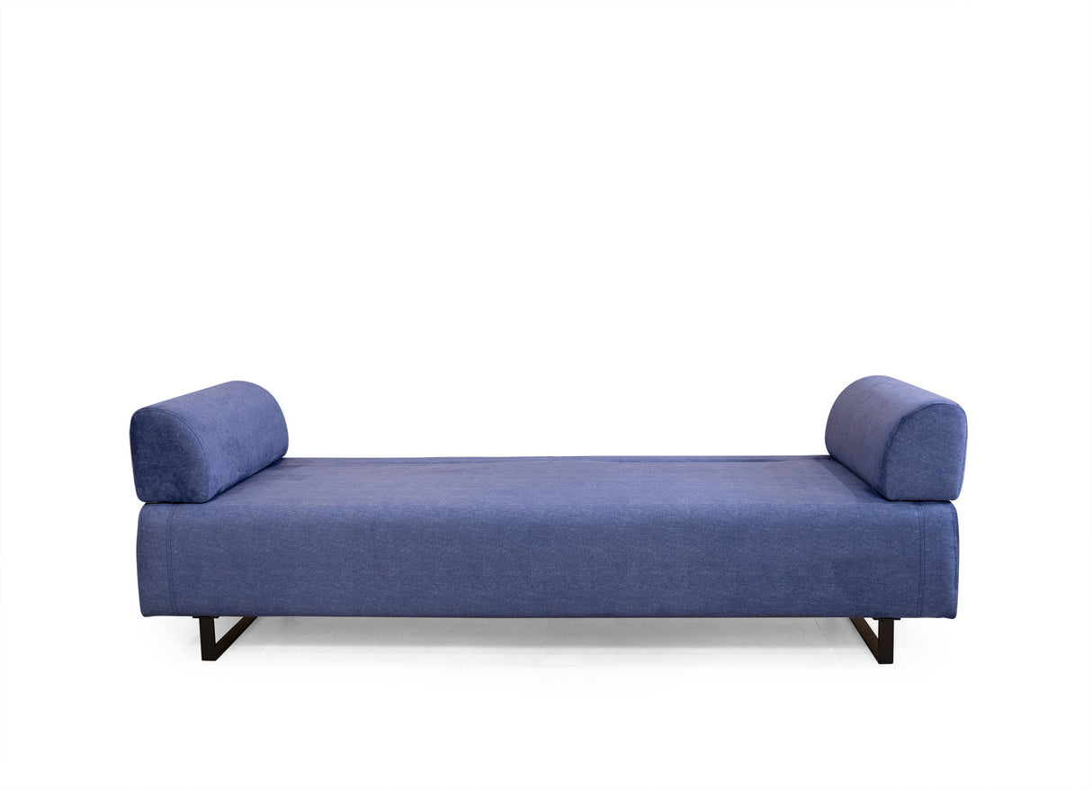 3-Sitzer Schlafsofa Infinity Stoff Blau