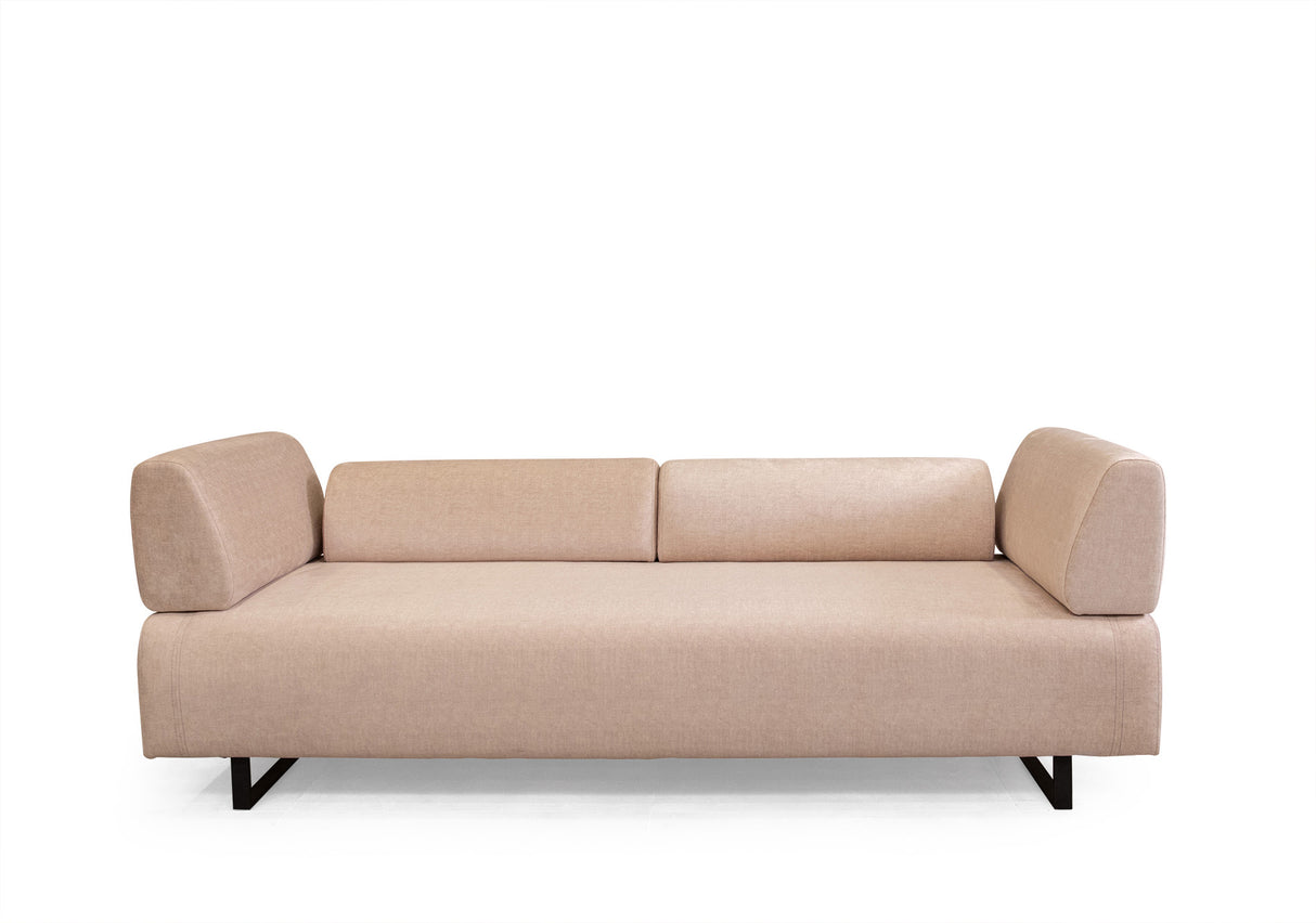 3-Sitzer Schlafsofa Infinity Stoff Beige