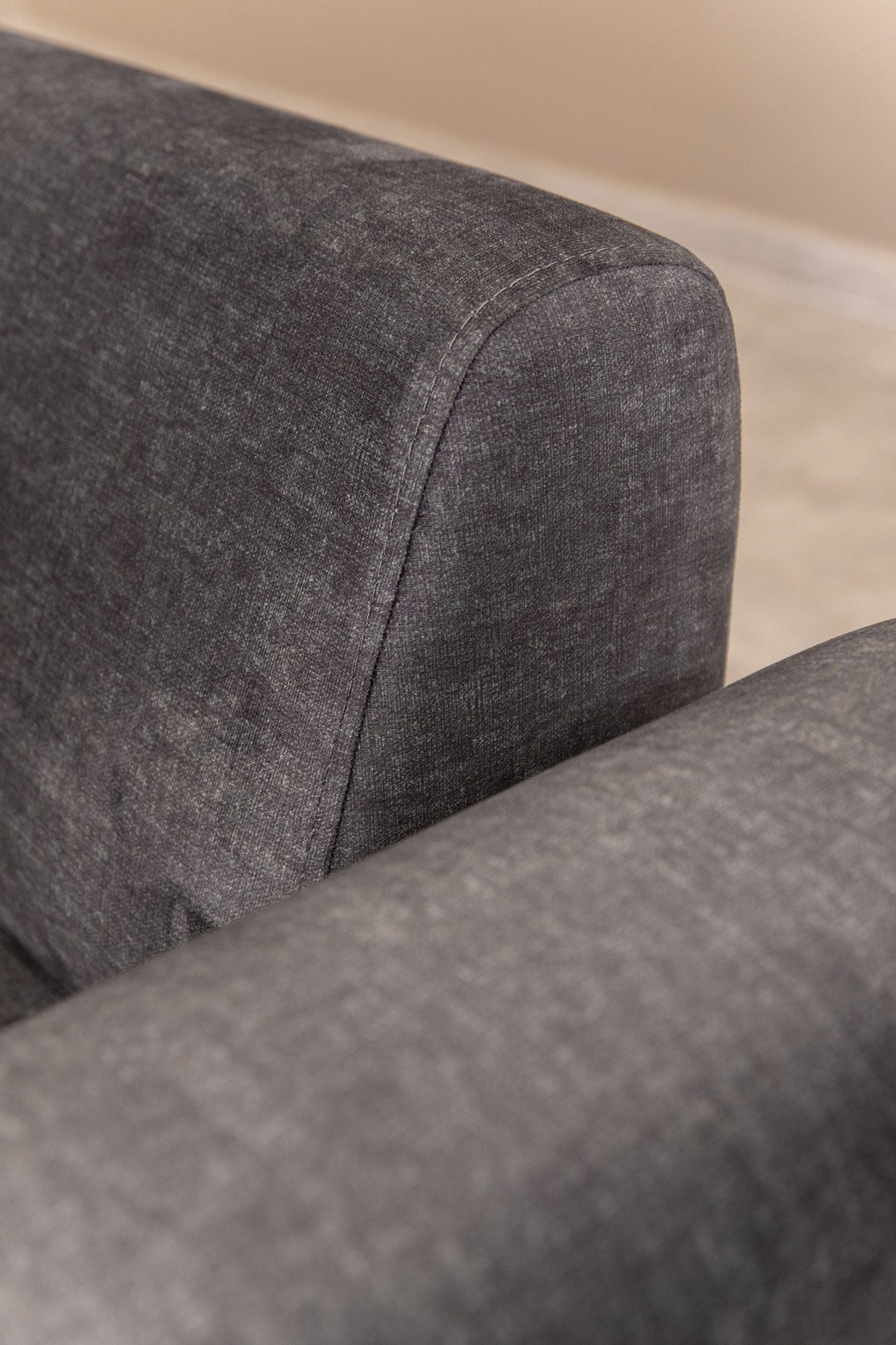3-Sitzer Schlafsofa Infinity Stoff Anthrazit