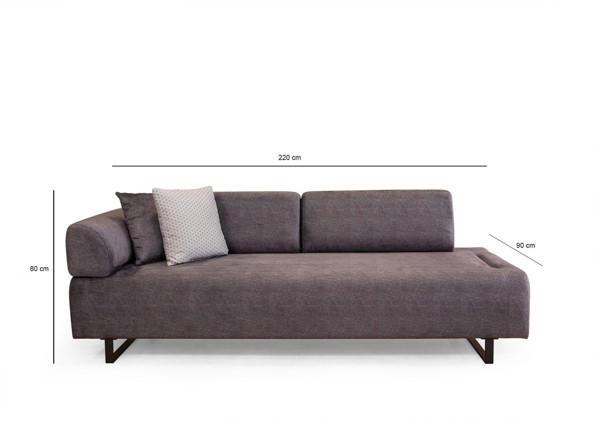 3-Sitzer-Schlafsofa Infinity Anthrazit