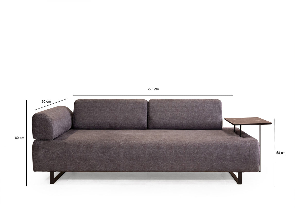 3-Sitzer-Schlafsofa Infinity Anthrazit