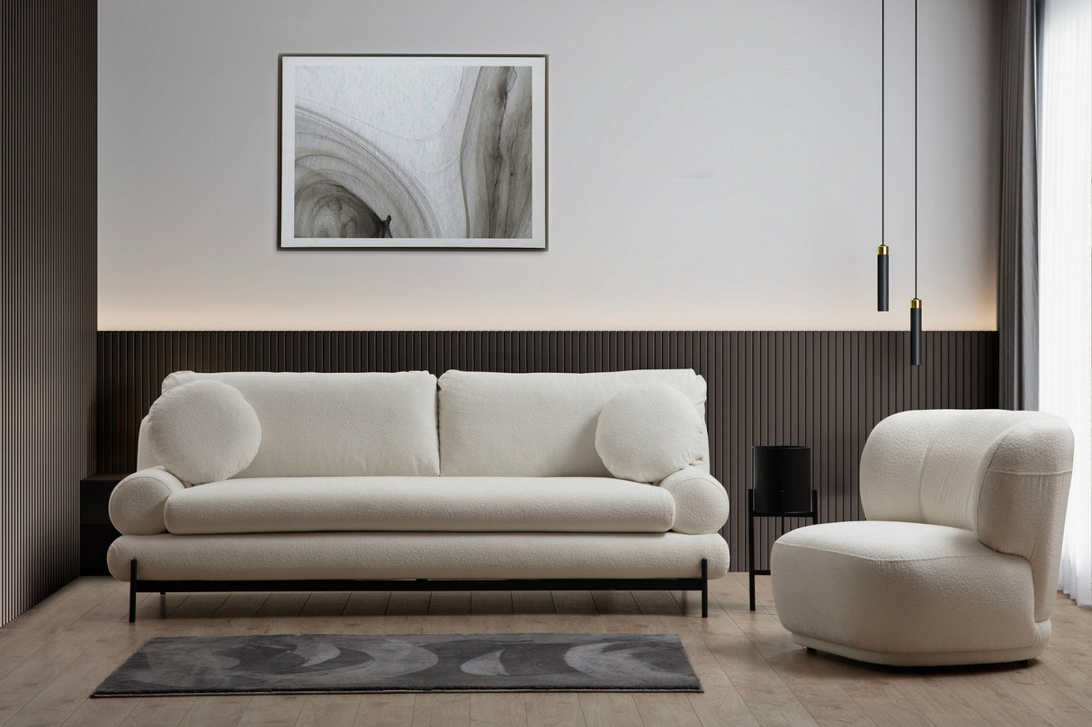 Banken - 3 - zits Bank Livorno Wit - Dimehouse