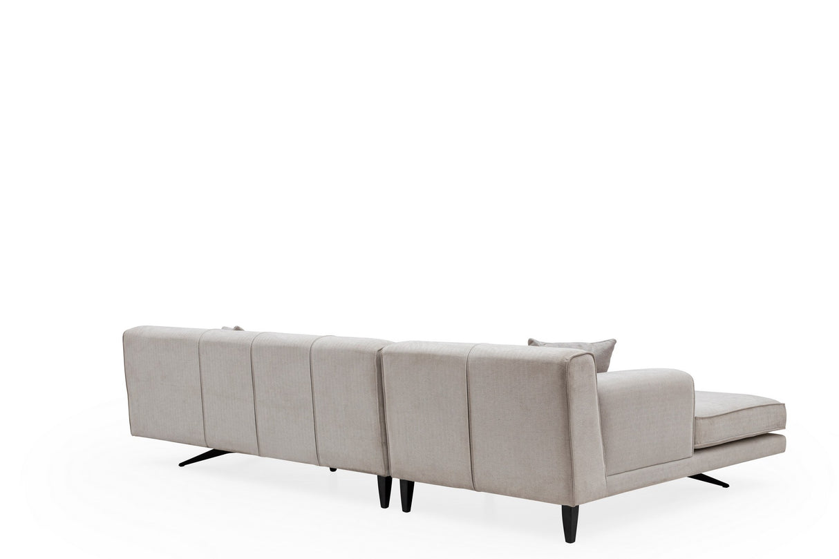 Ecksofa links Jivago Beige